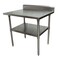 Bk Resources Work Table 16/304 Stainless Steel With Undershelf, 5"Riser 36"Wx30"D CVTR5-3630 - alternate 3